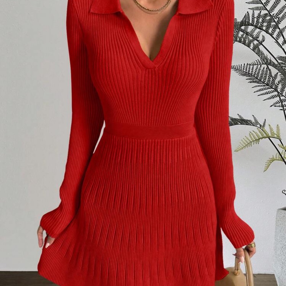 Pretty Red sweater dress for sale
